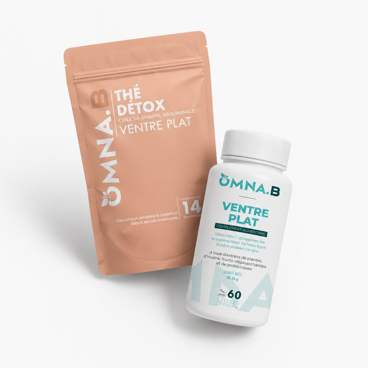 🔥 Pack Ventre Plat Detox ++ - Omna Beauty